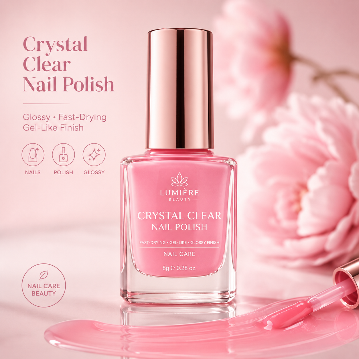 Crystal Clear Nail Polish
